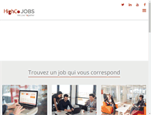 Tablet Screenshot of jobs.highco.fr